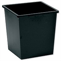 5 Star Office Waste Desk Bin Square Steel Scratch Resistant W325xD325xH350mm 27 Litres Black 5 Star Office Waste Desk Bin Square Steel Scratch Resistant W325xD325xH350mm 27 Litres Black