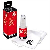TFT Screen Cleaner Fluid and Microfibre Cleaning Cloth 5 Star TFT Screen Cleaner Fluid and Microfibre Cleaning Cloth 5 Star