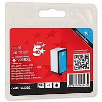 HP Compatible 920XL Black Inkjet Cartridge CD975AE 5 Star