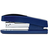 5 Star Office Half Strip Stapler Top Loading Rubber Base 26 Sheet Capacity 26/6 Staples Blue 5 Star Office Half Strip Stapler Top Loading Rubber Base 26 Sheet Capacity 26/6 Staples Blue