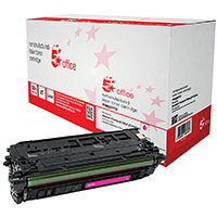 5 Star Office Remanufactured HP CF363A 508A Magenta Yield 5,000 Pages Laser Toner Cartridge