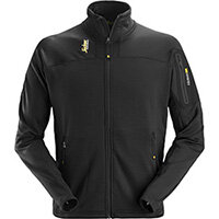 Snickers Body Mapping Micro Fleece Jacket Size L WW9 Black