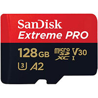 SanDisk Extreme PRO 128 GB MicroSDXC UHS-I Class 10