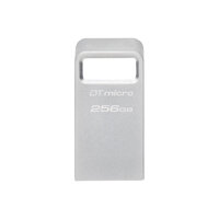 Kingston Technology DataTraveler Micro USB flash drive 256 GB USB Type-A 3.2 Gen 1 (3.1 Gen 1) Silver