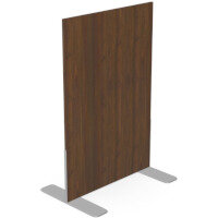 Ashford Floor Standing Fixed Screen 1200mm High 800mm Wide Dark walnut Ashford Floor Standing Fixed Screen 1200mm High 800mm Wide Dark walnut