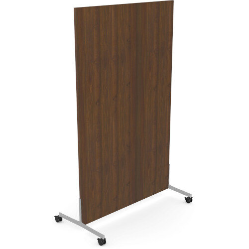 Ashford Floor Standing Mobile Screen 1600mm High 1000mm Wide Dark walnut Ashford Floor Standing Mobile Screen 1600mm High 1000mm Wide Dark walnut
