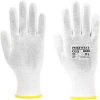 Portwest A020 Assembly Glove (960 Pairs) White Medium