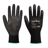 Portwest A120 PU Palm Glove Black 3XL