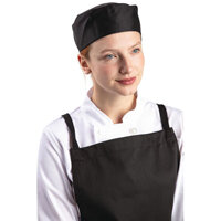 Whites Chef Skull Cap Polycotton Black - XL