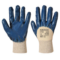 Portwest A330 Nitrile Light Knitwrist Glove Navy Medium