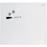 Nobo Diamond Glass Magnetic Whiteboard - Retail Pack 300x300mm White Nobo Diamond Glass Magnetic Whiteboard - Retail Pack 300x300mm White