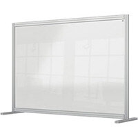 Nobo Premium Plus Clear Acrylic Protective Desk Divider Screen Modular System 1400x1000mm Nobo Premium Plus Clear Acrylic Protective Desk Divider Screen Modular System 1400x1000mm
