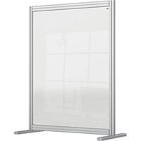 Nobo Premium Plus Clear Acrylic Protective Desk Divider Screen Modular System 800x1000mm Nobo Premium Plus Clear Acrylic Protective Desk Divider Screen Modular System 800x1000mm