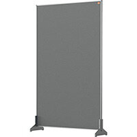 Nobo Impression Pro Desk Divider Screen Felt Surface 600x1000mm Grey Nobo Impression Pro Desk Divider Screen Felt Surface 600x1000mm Grey