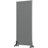 Nobo Impression Pro Desk Divider Screen Felt Surface 400x1000mm Grey Nobo Impression Pro Desk Divider Screen Felt Surface 400x1000mm Grey