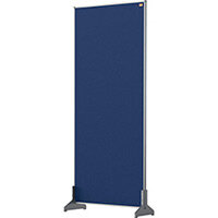 Nobo Impression Pro Desk Divider Screen Felt Surface 400x1000mm Blue Nobo Impression Pro Desk Divider Screen Felt Surface 400x1000mm Blue