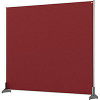 Nobo Impression Pro Desk Divider Screen Felt Surface 1200x1000mm Red Nobo Impression Pro Desk Divider Screen Felt Surface 1200x1000mm Red