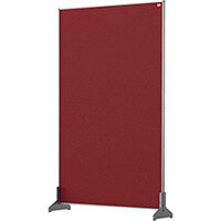 Nobo Impression Pro Desk Divider Screen Felt Surface 600x1000mm Red Nobo Impression Pro Desk Divider Screen Felt Surface 600x1000mm Red