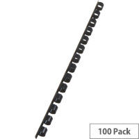 GBC Binding Comb A5 8mm Black 14R Pack of 100 4400008