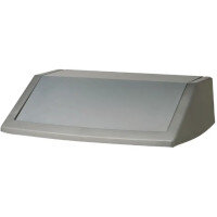 Addis Metallic Grey 60 Litre Flip Top Bin Lid 504895