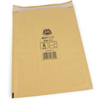 Jiffy Airkraft Mailers 3 Gold internal size 220x320mm Dimensions 250x335mm Box 100