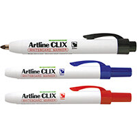 Artline Clix Retractable Whiteboard Marker Assorted Pack of 4 EK573AW4 Artline Clix Retractable Whiteboard Marker Assorted Pack of 4 EK573AW4