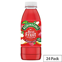 Robinsons Ready to Drink Raspberry/Apple 500ml Pack of 24 125352 Robinsons Ready to Drink Raspberry/Apple 500ml Pack of 24 125352