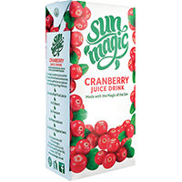 Sunmagic Premium Cranberry Juice Drink 1 Litre Pack of 12 A08111 Sunmagic Premium Cranberry Juice Drink 1 Litre Pack of 12 A08111