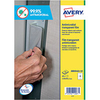 Avery Removable A4 Antimicrobial Film Labels Pack of 40 AM004A4 Avery Removable A4 Antimicrobial Film Labels Pack of 40 AM004A4