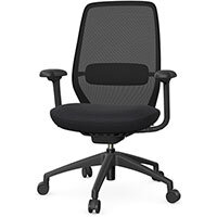 AX Ergonomic Office Chair - Adjustable Lumbar Support - Backrest Four-Speed Locking Tilt Function - Mesh Back & Fabric Seat - Weight Tolerance 150KG AX Ergonomic Office Chair - Adjustable Lumbar Support - Backrest Four-Speed Locking Tilt Function - Mesh Back & Fabric Seat - Weight Tolerance 150KG
