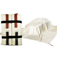 S-TYPE BEV Fire Containment Blanket Including Trolley - 6x8m Dimensions - ca. 48.00 sqm size - 40kg Weight - Certified to DIN SPEC 91489