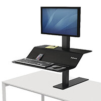 Fellowes Lotus VE Sit-Stand Workstation Single 8080101 Fellowes Lotus VE Sit-Stand Workstation Single 8080101