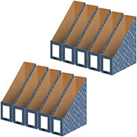 Bankers Box Magazine File Blue Pack of 5 Buy 1 Get 1 Free 4484001 Bankers Box Magazine File Blue Pack of 5 Buy 1 Get 1 Free 4484001