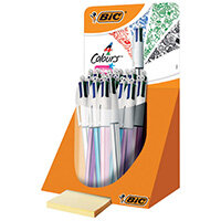 Bic 4 Colour Shine Pen Countertop Display Pack of 20 902128 Bic 4 Colour Shine Pen Countertop Display Pack of 20 902128