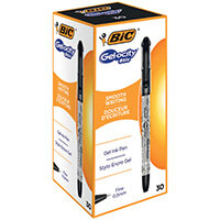 Bic Gelocity Gel Ink Pens 0.5mm Black Pack of 30 CEL1010266 Bic Gelocity Gel Ink Pens 0.5mm Black Pack of 30 CEL1010266