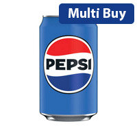 Pepsi Cola Original Soft Drink Cans, 330ml (Pack of 24, Ref 3385) - Refreshing and Classic Beverage