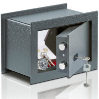 Burg Wachter Pure-Safe PS 120 K EWS Small Deposit Key Lock Safe - Insurance Rating €1,000 Cash & €10,000 Valuables H255 x W350 x D300mm 20.5Ltr