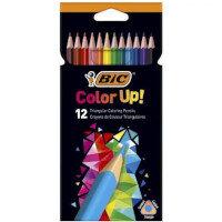 Bic Colour Up Triangular Colouring Pencils Pack of 12 