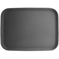 Olympia Kristallon Polypropylene Rectangular Non-Slip Tray Black 510mm