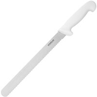 Hygiplas Serrated Slicer White 25.5cm