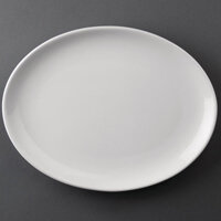 Olympia Athena Hotelware Oval Coupe Plates 254 x 197 mm (Pack of 12)