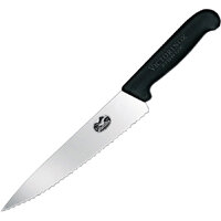 Victorinox Fibrox Serrated Carving Knife 22cm