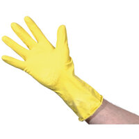 Jantex Latex Household Gloves Yellow Large