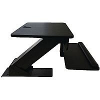 Contour Ergonomics Sit Stand Workstation Black. Easily Transform Your Work Life & Reap The Health Rewards From This Work Station. Improves Posture, Health, Helps Prevention Of Heart Disease & Cardiovascular Disease. Contour Ergonomics Sit Stand Workstation Black. Easily Transform Your Work Life & Reap The Health Rewards From This Work Station. Improves Posture, Health, Helps Prevention Of Heart Disease & Cardiovascular Disease.