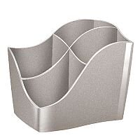 CEP Ellypse Xtra Strong Pencil Cup Taupe Silver 1003400201 CEP Ellypse Xtra Strong Pencil Cup Taupe Silver 1003400201