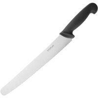 Hygiplas Serrated Pastry Knife Black 25.5cm