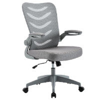 Xavi Mesh Office Chair - Grey Plastic Base & Castors - Grey Mesh Back Xavi Mesh Office Chair - Grey Plastic Base & Castors - Grey Mesh Back