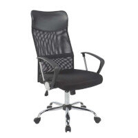 Carlos High Back Mesh Office Chair Black