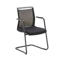 Urus Cantilever Chair Black