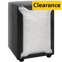Olympia Stainless Steel Napkin Dispenser Black